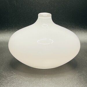 Ikea White Scandinavian Minimalist Design Vase by Johanna Jelinek Salong Retired